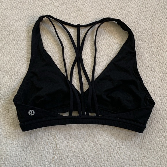 Lululemon Raise The Barre Sports Bra Black size 4 - Picture 3 of 5